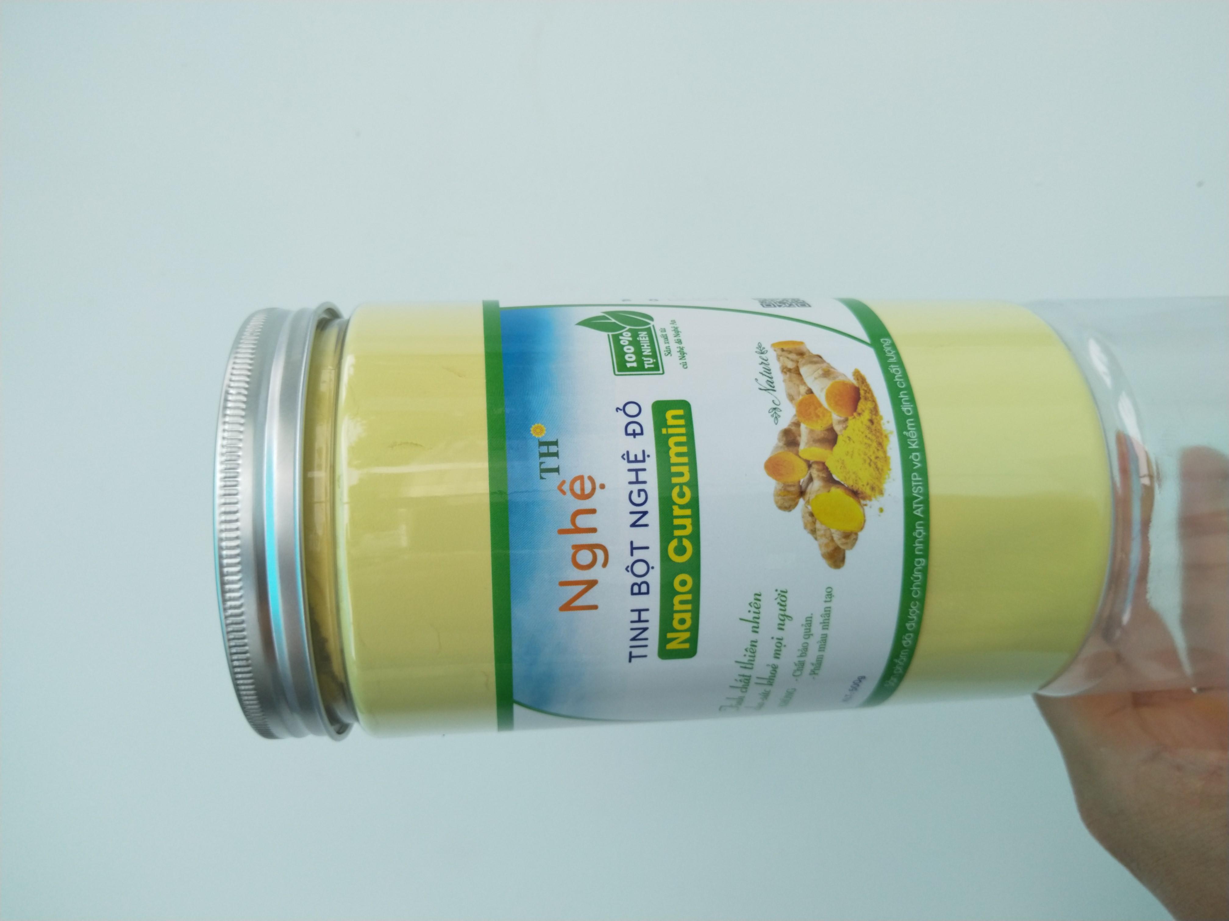 (FREE SHIP) 1 KG tinh bột nghệ Nano Curcumin nguyên chất, thơm ngon vừa sản xuất năm 2025