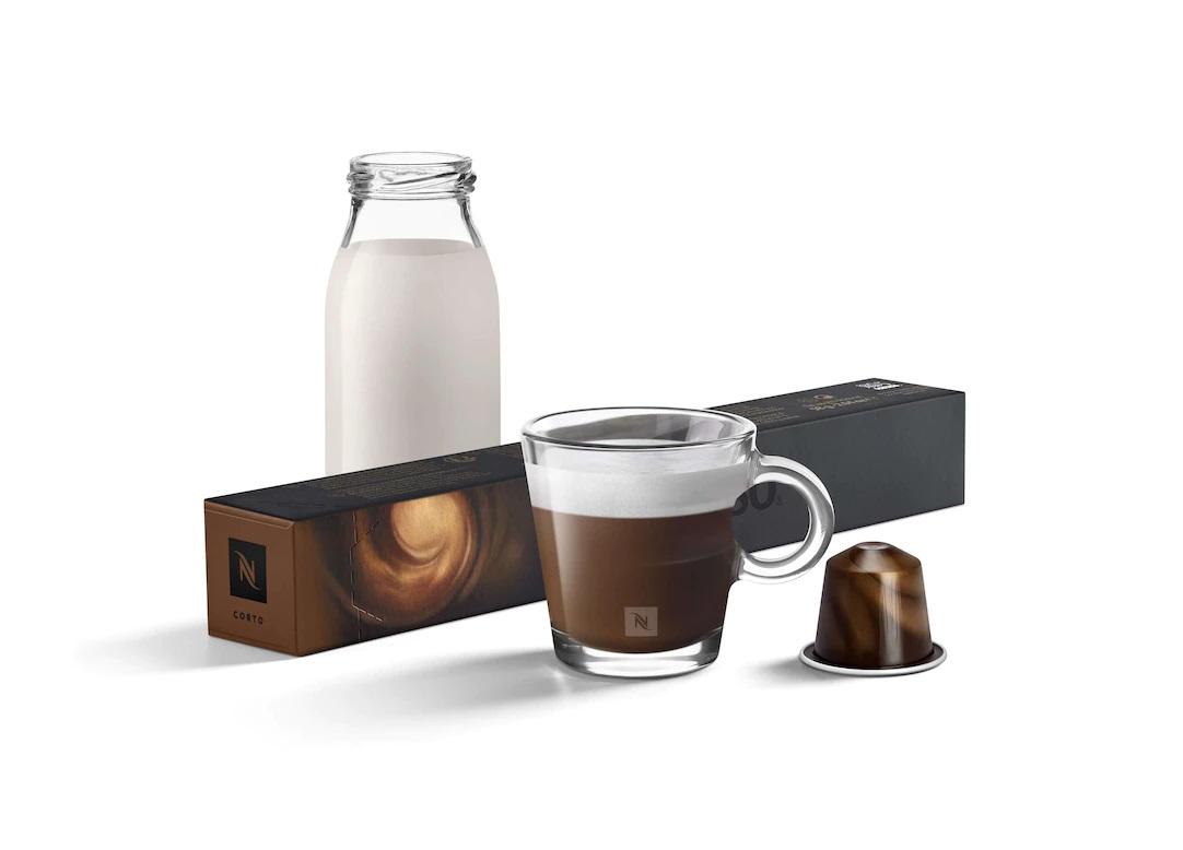 Viên nén cà phê Nespresso CORTO (BARISTA CREATIONS - Cà phê đậm đà với sữa)