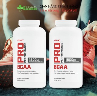 [CHÍNH HÃNG] GNC Pro Performance BCAA 1800 - Bổ sung amino axit hỗ trợ cơ bắp thumbnail