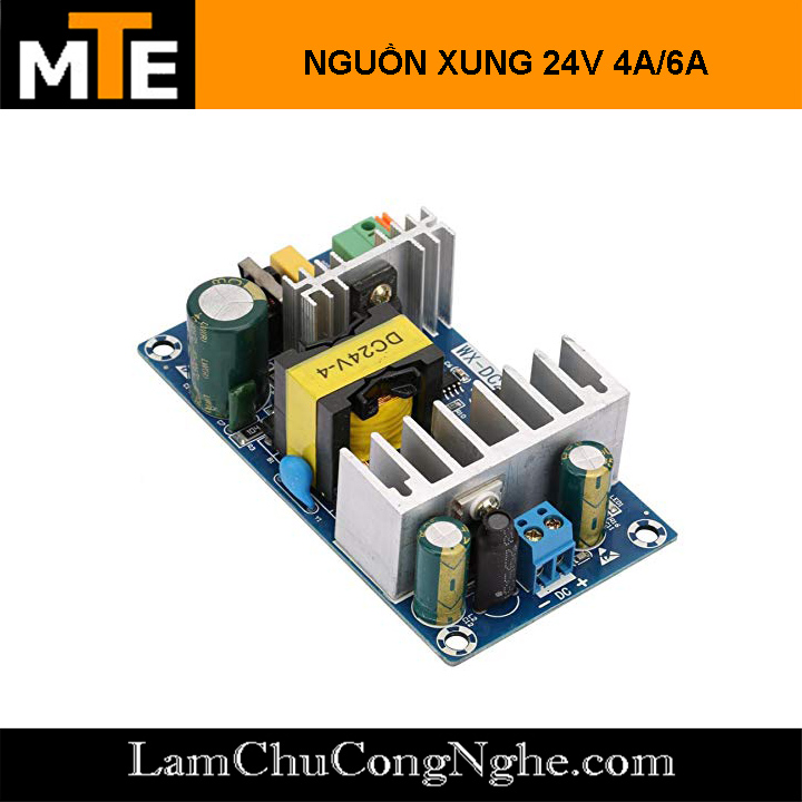 Module nguồn xung 100W AC-DC 24v 4A