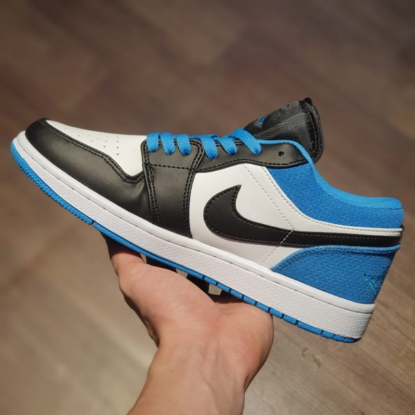 GIÀY THỂ THAO NAM NỮ SNEAKER JD1 LOW BLACK BLUE