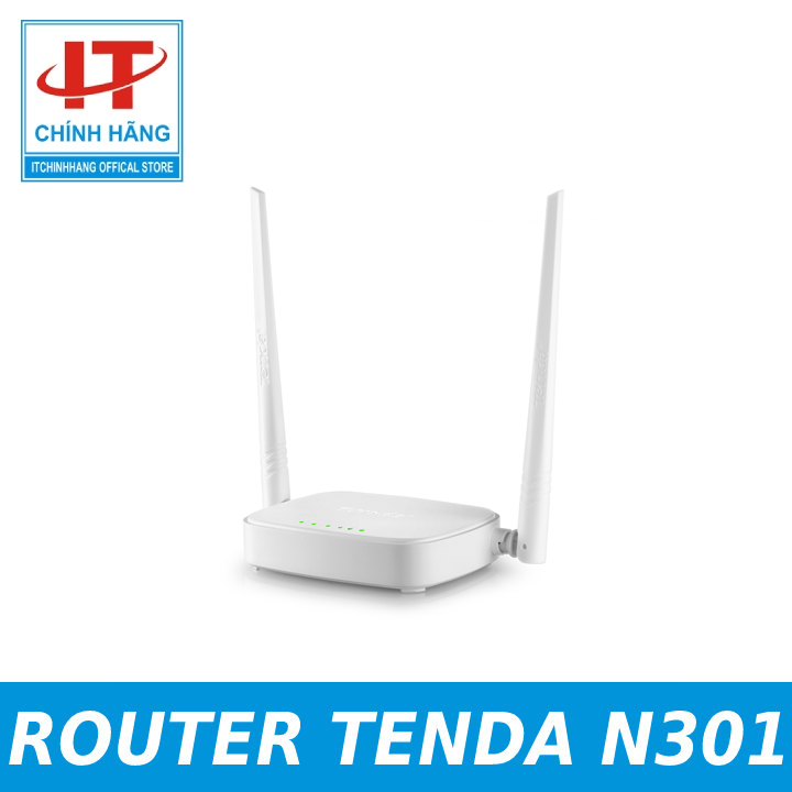 Thiết bị phát sóng WIFI 2 anten tốc độ 300M TENDA N301, (Bảo hành 3 năm)