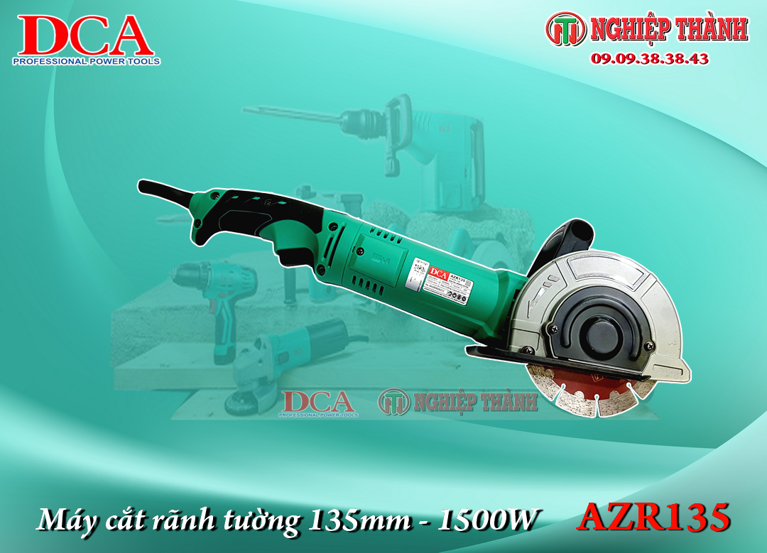 Máy khoét rãnh tường DCA AZR135 (1500w)