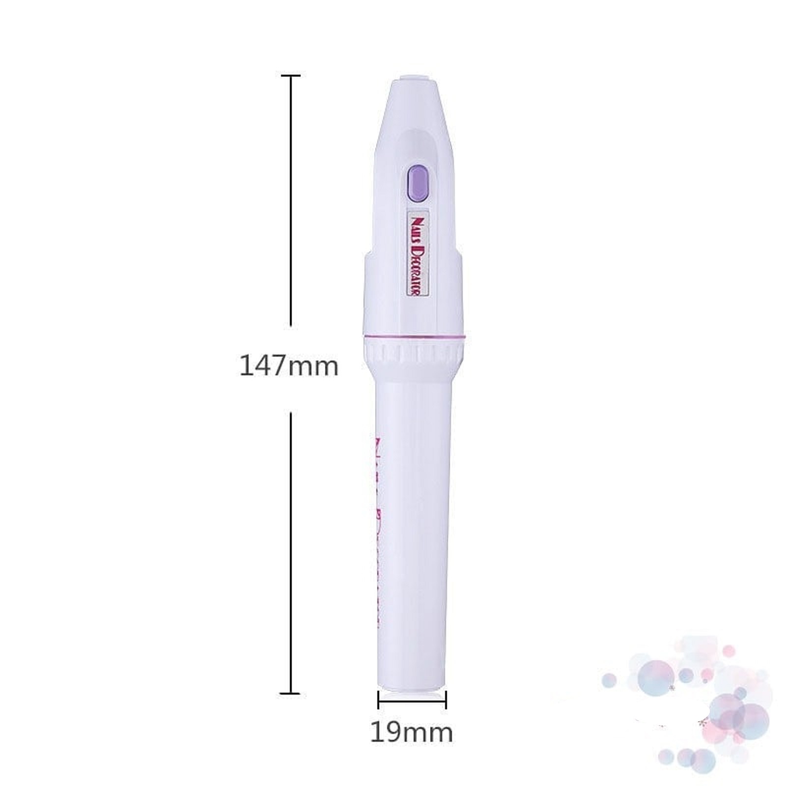 Máy mài móng mini kèm 5 đầu mài, nhỏ gọn, tiện lợi