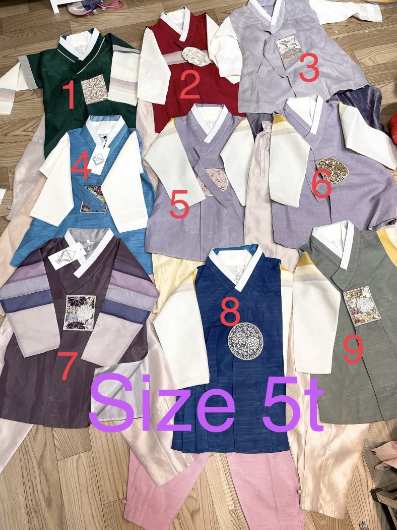 Hanbok bé trai Hàn Quốc xịn - hình thật