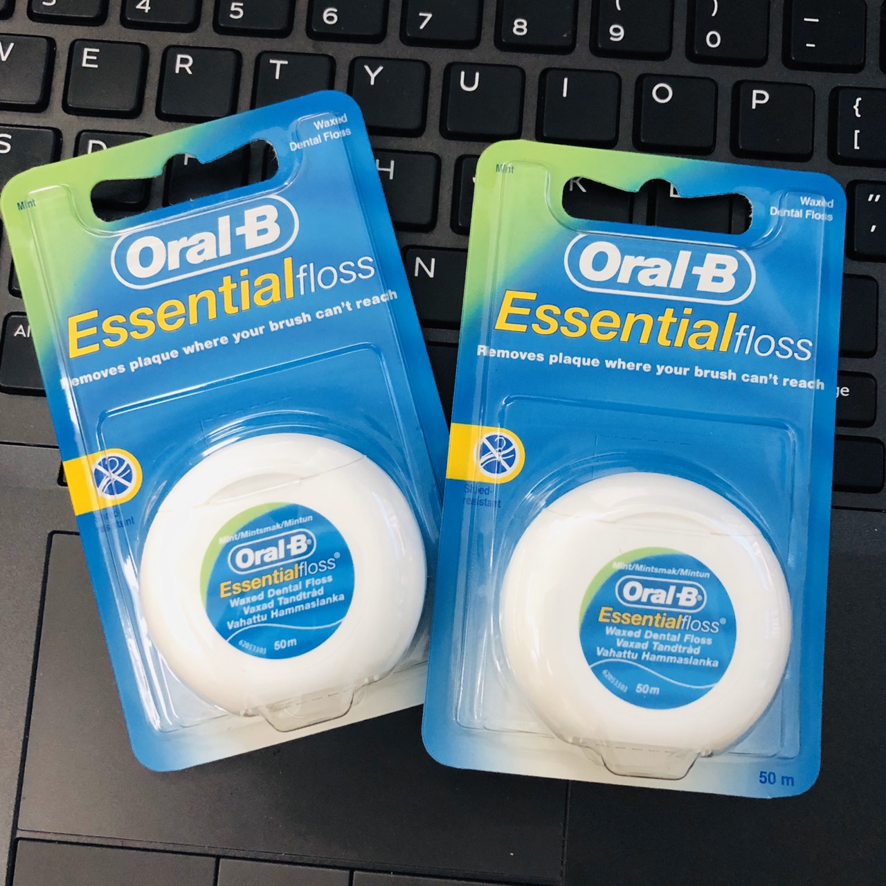 Combo 2 Hộp Chỉ Nha Khoa ORAL-B ESSENTIAL FLOSS 50m