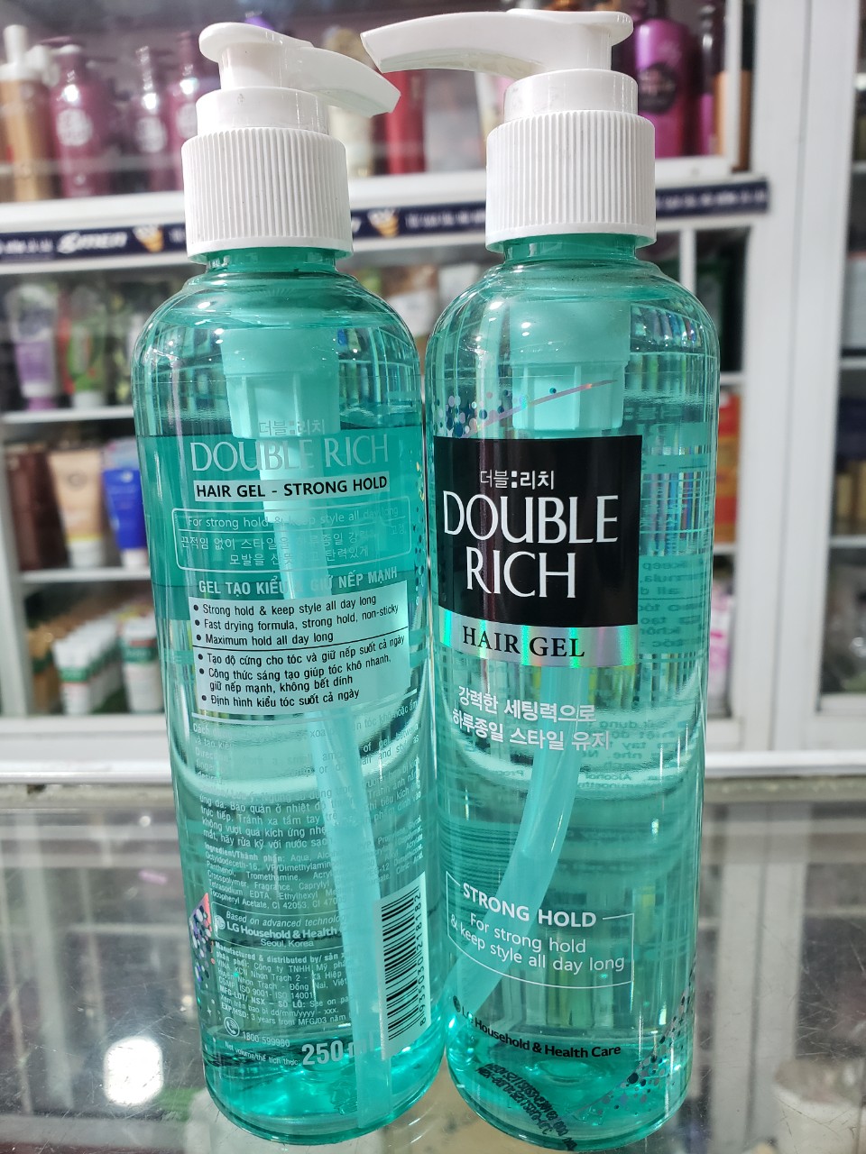 [HCM]Gel tạo kiểu tóc Double Rich cứng vừa 250ml