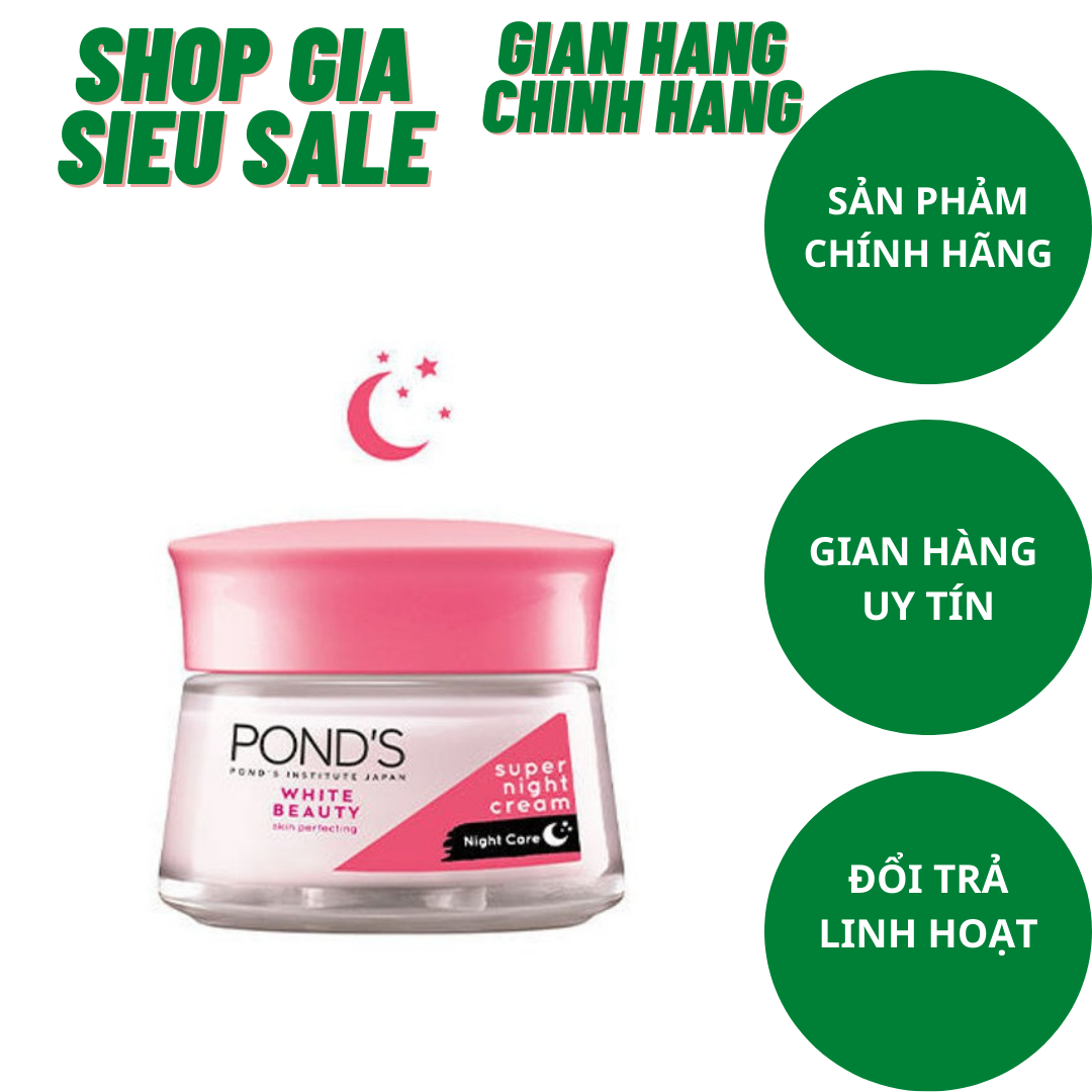 Kem dưỡng da trắng mịn không tỳ vết ban đêm 50g