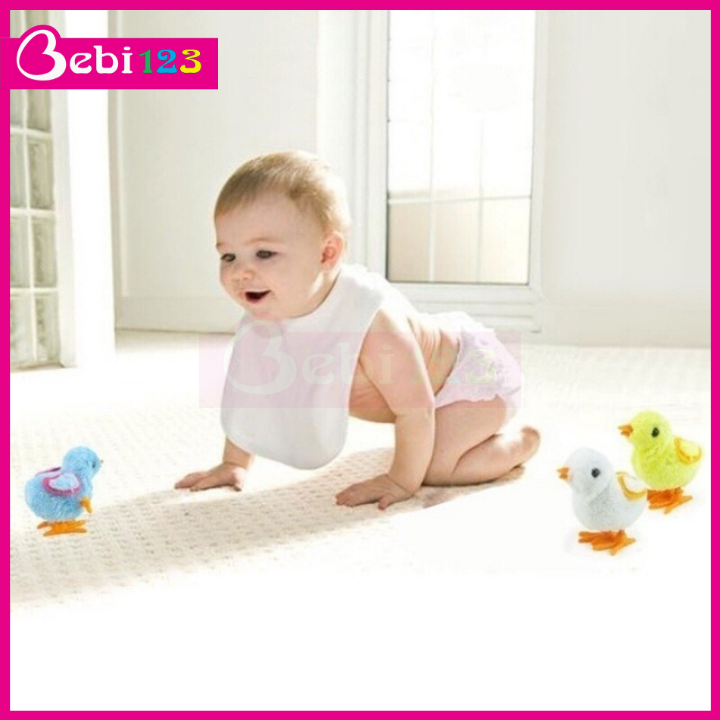 [HCM]Đồ chơi chú gà con vặn dây cót cho bé (giao màu ngẫu nhiên)