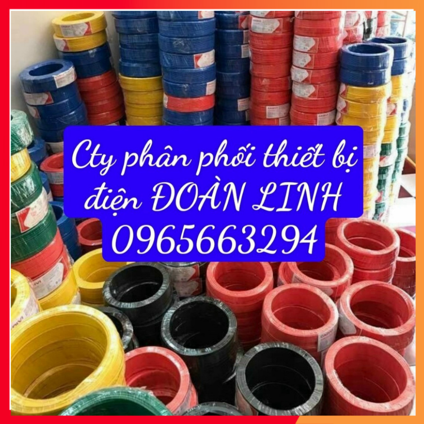[ Cadivi] dây đơn 1.5/ 2.5/3.5/ 4.0 màu đen ( cuộn 100M).