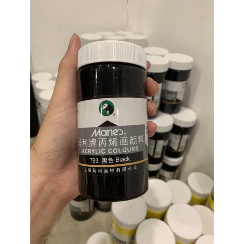 [ART DOOR] Màu Acrylic Marie's 100/300ml Trắng/Đen