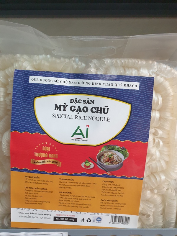 Special pack of 800g rice noodle-South Duong Special Products-Shaoxing-Bac Giang