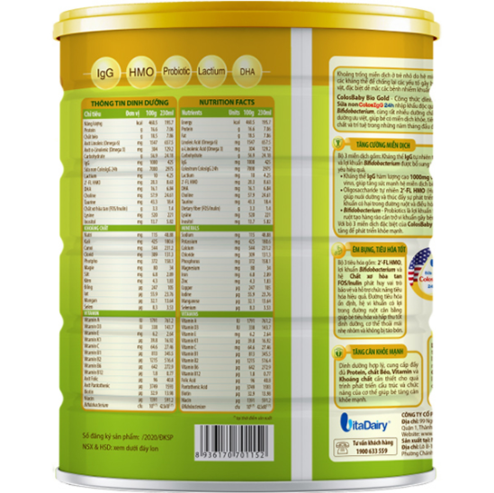 Colosbaby Bio 0+ Milk 800g (0-12 Months)