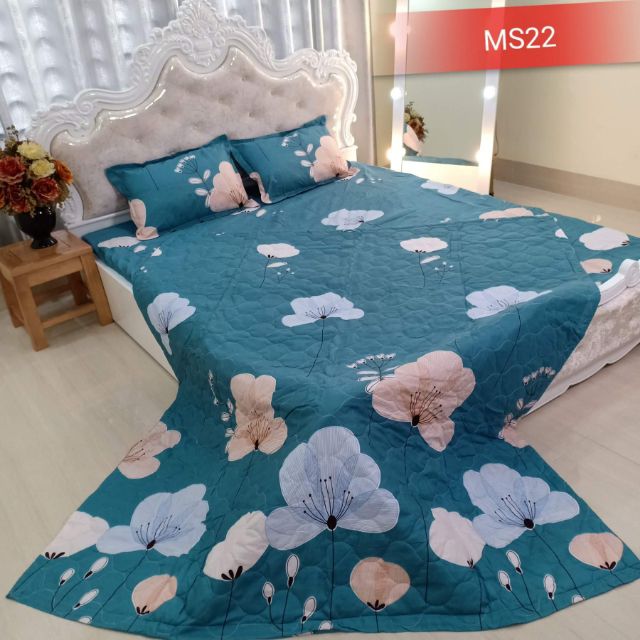 Set ga gối 1m8 cotton poly m0063356