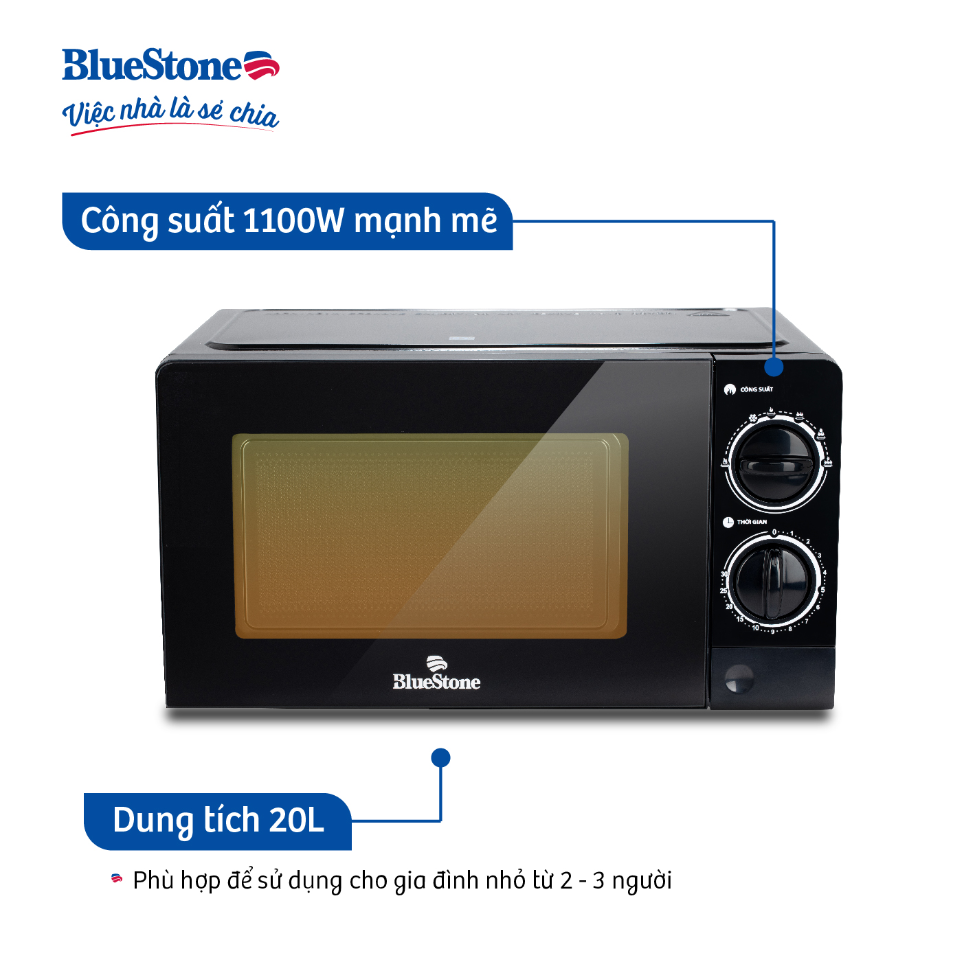 Lò vi sóng Bluestone MOB-7707