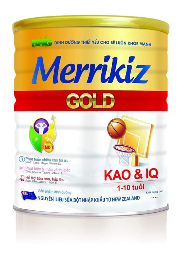[HCM]Sữa Merrikiz Kao IQ 900g