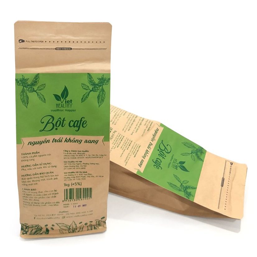 Bột cafe nguyên trái, không rang 1kg