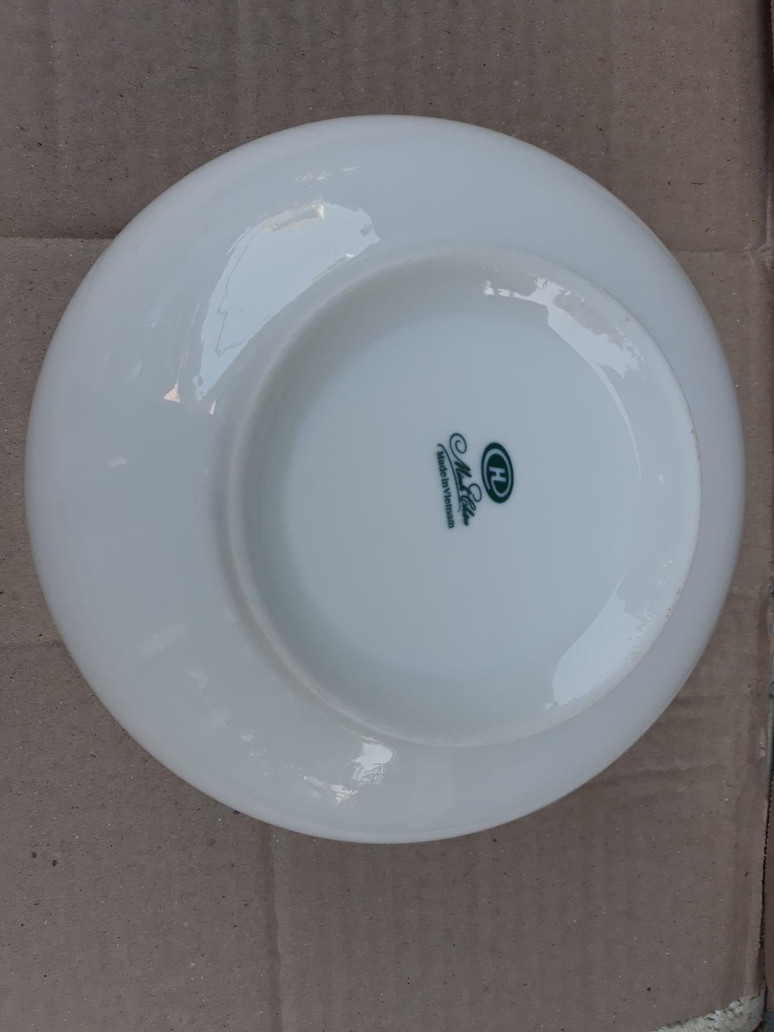 Tô sứ trắng cao cấp 8 inch ( 20cm)