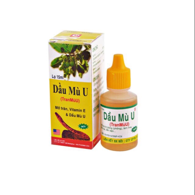 (CHÍNH HÃNG) 10 CHAI DẦU MÙ U 15 ML