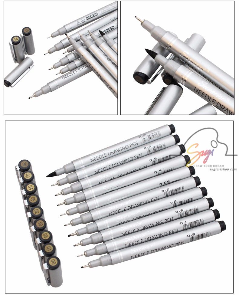 Bút line đi nét SUPERIOR kháng nước
