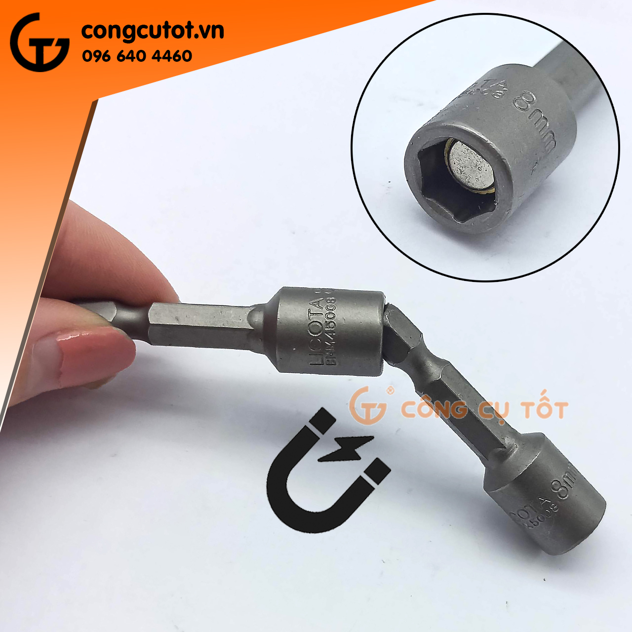 Đầu bắn tôn Licota 8mm