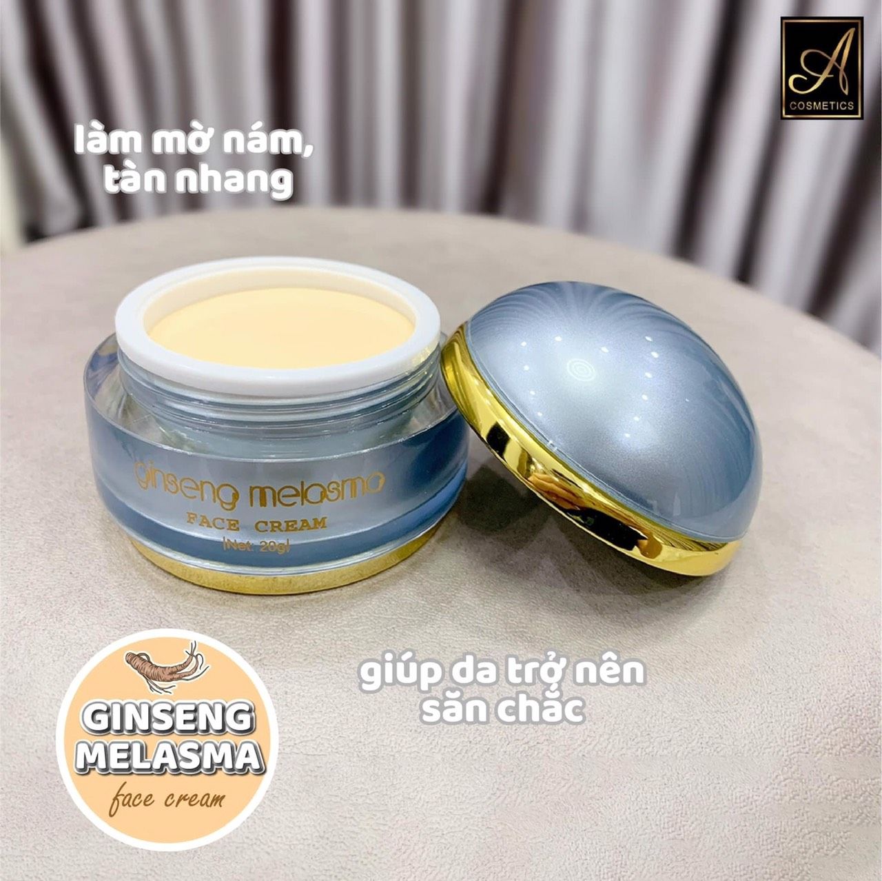 Kem Face Nám Nhân Sâm Phương Anh Cosmetics ( TẶNG KÈM SERUM)