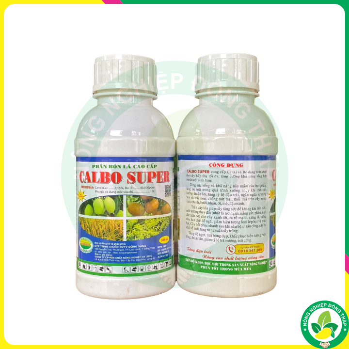 Phân Bón Lá Cao Cấp CALBO SUPER (Chai 500ml)