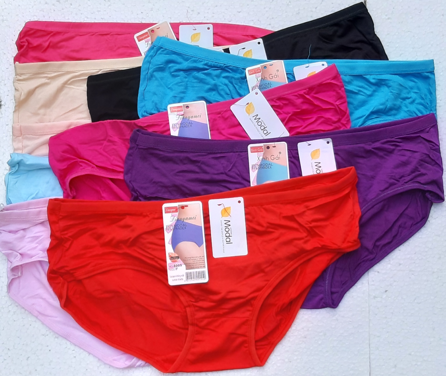 [75 đến 95kg] 10 Quần Lót nữ Big Size 80cm đến 110cm 100% Thun Cotton lạnh Cao Cấp ( shop giao màu ngẫu nhiên)