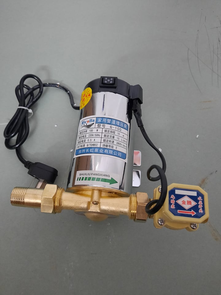 máy bơm tăng áp cho máy giặt bình nóng lạnh