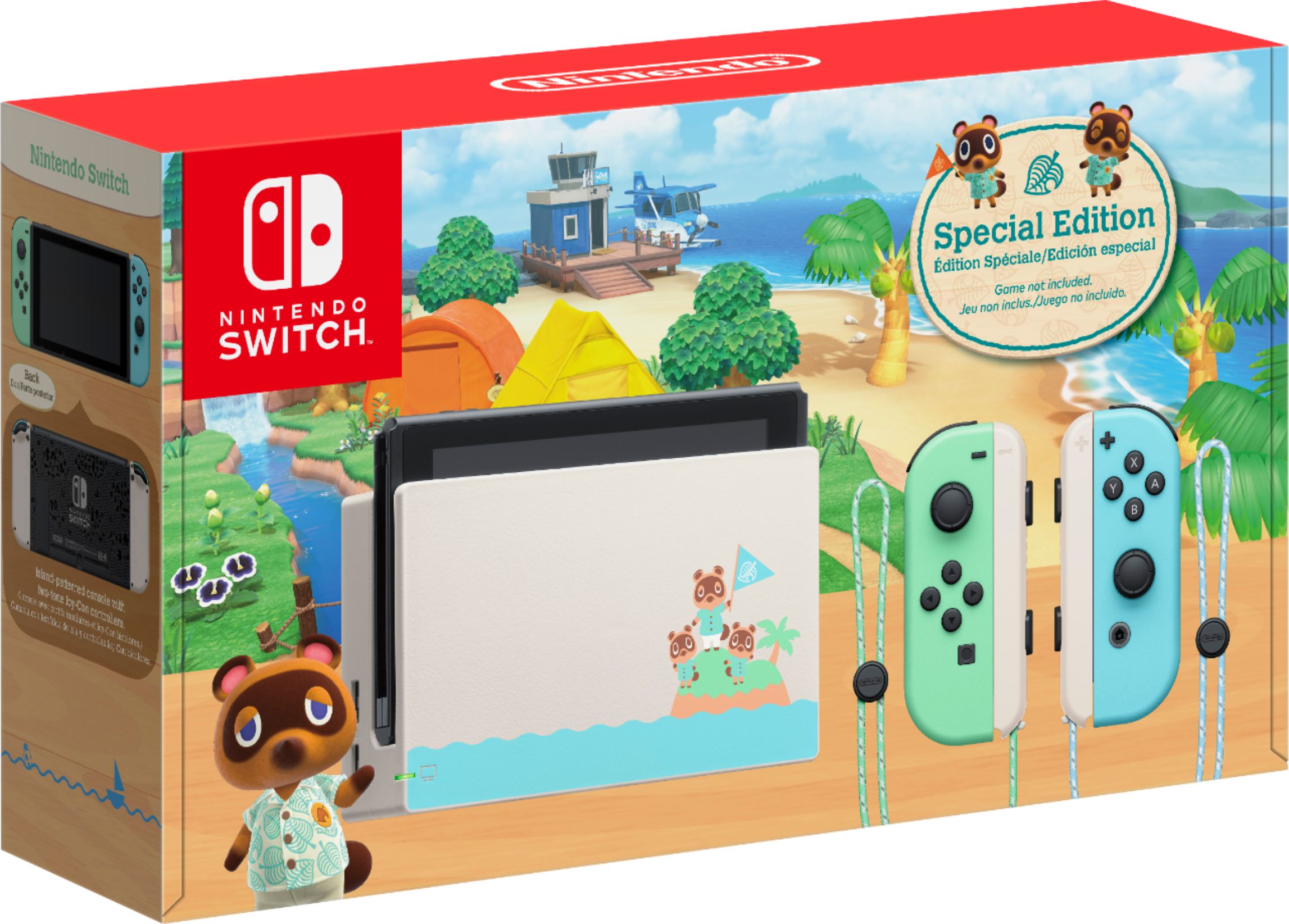 US Máy game Nintendo Switch - Animal Crossing New Horizons Edition