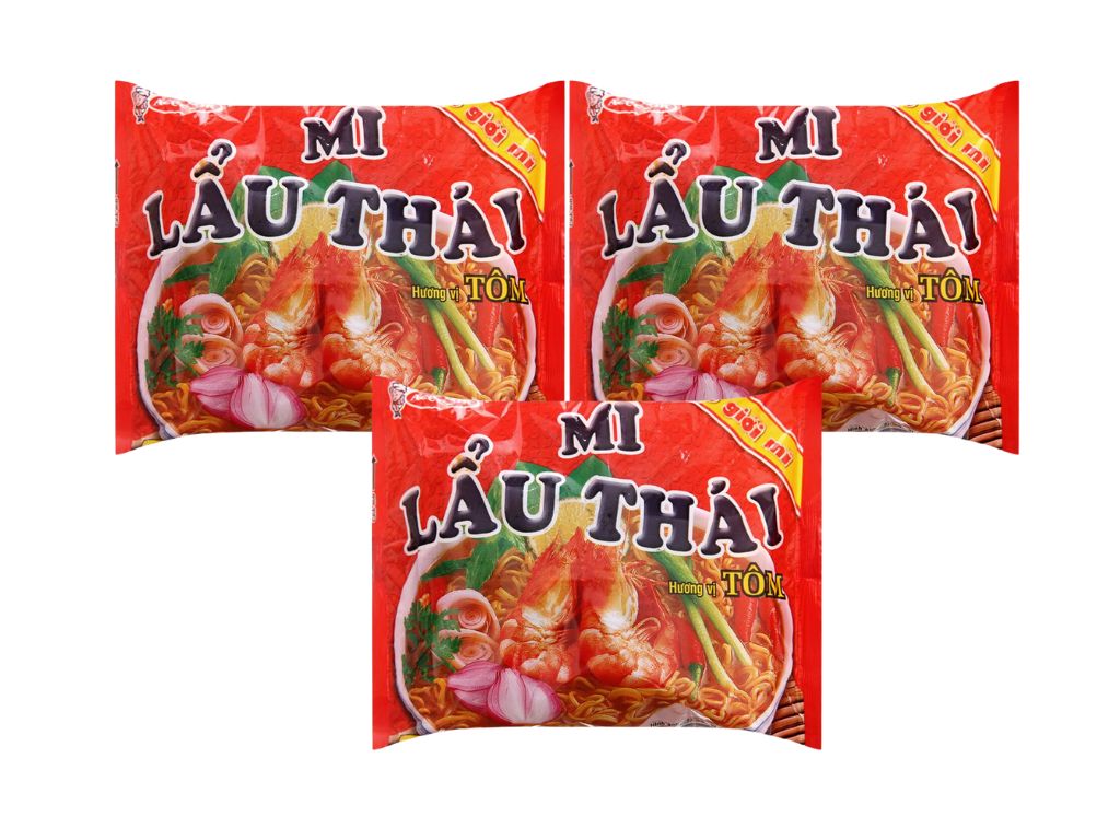 Mì Lẩu Thái tôm gói 80g