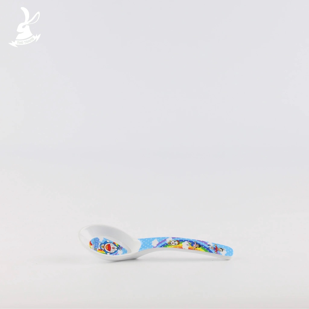 Bộ chén dĩa ăn dặm trẻ em hoa văn Doraemon Rainbow cao cấp thương hiệu Superware