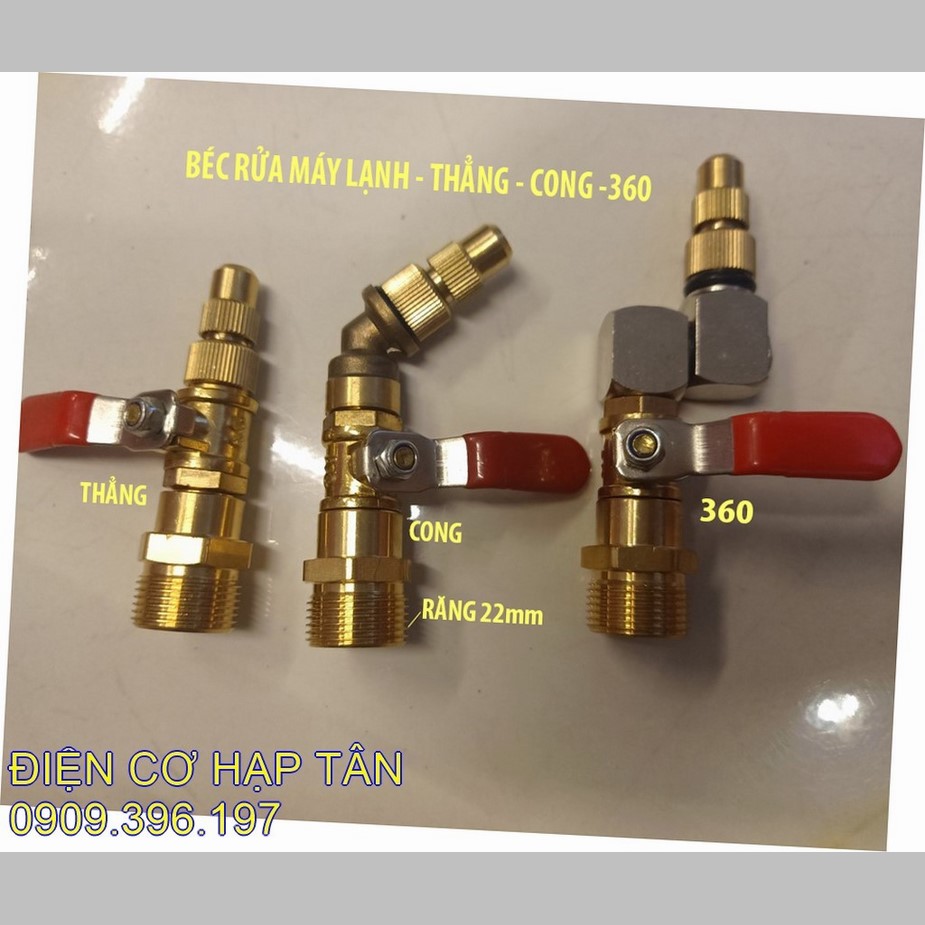 Béc Rửa Máy Lạnh –Mẫu Mới - Cong -ThẳngThẳng