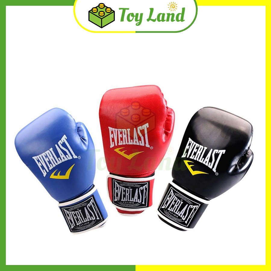 Găng tay boxing everlast bao tay tập quyền anh đấm bao cát chất lượng cao phụ kiện đồ chơi thể thao đấm bốc mma