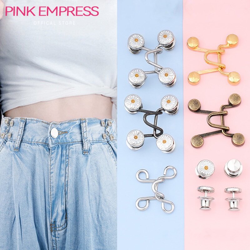 Alloy Invisible Belt Adjuster with Artificial Pearls