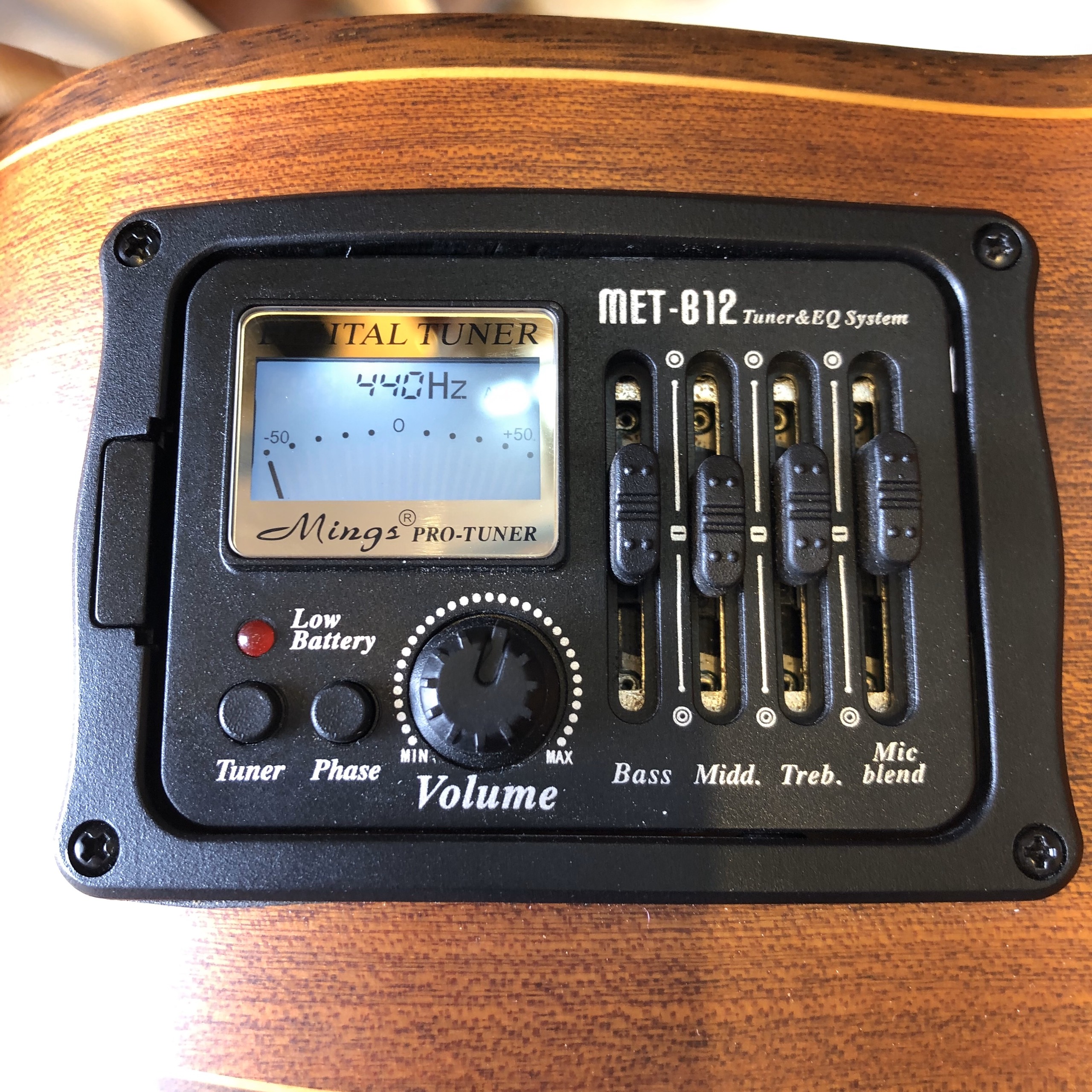 Lắp EQ Đàn Guitar MET-B12, EQ Guitar Xịn METB12