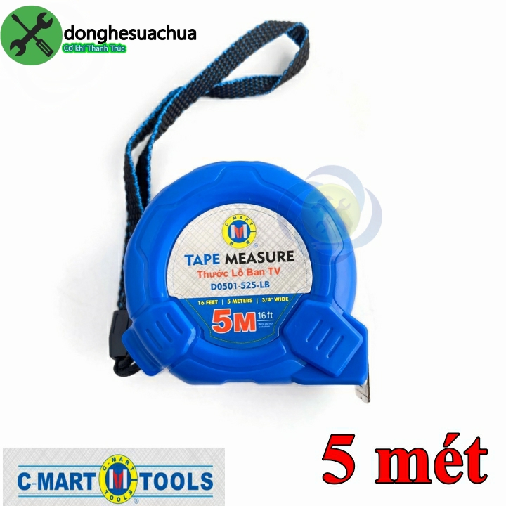 [HCM]Thước lỗ ban 5 mét C-Mart D0501-525-LB