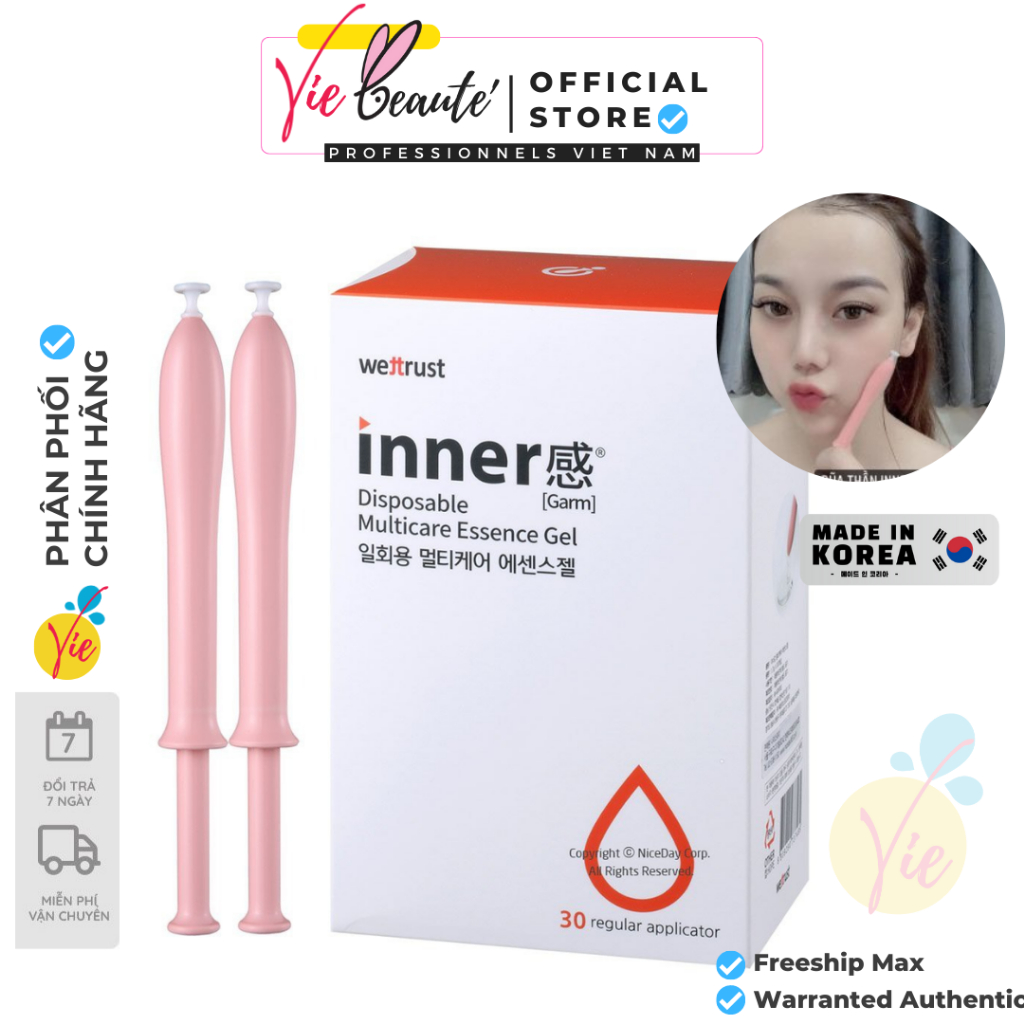 Gel INNER Vệ Sinh Phụ Nữ Dưỡng Ẩm Vùng Kín Wettrust Inner