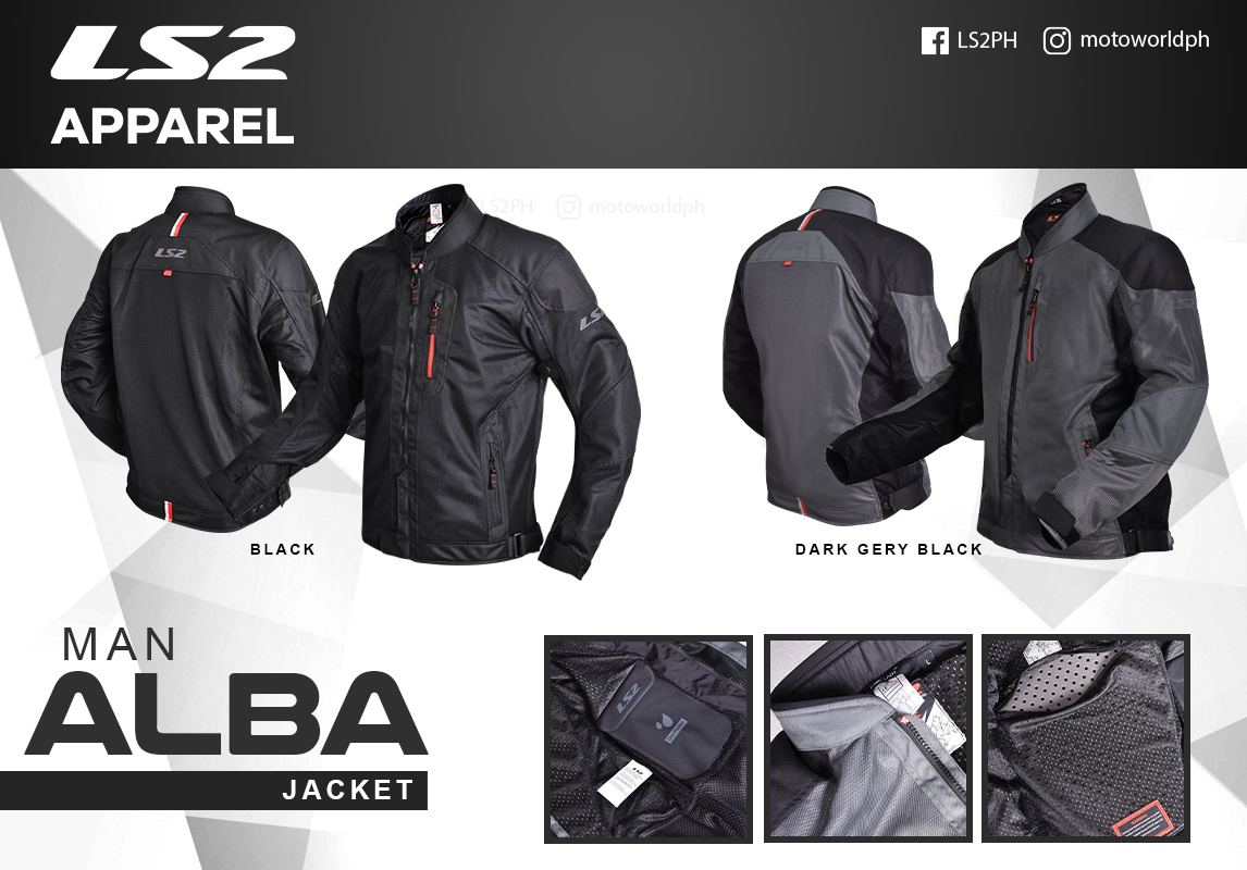 ÁO GIÁP LS2 ALBA MAN JACKET