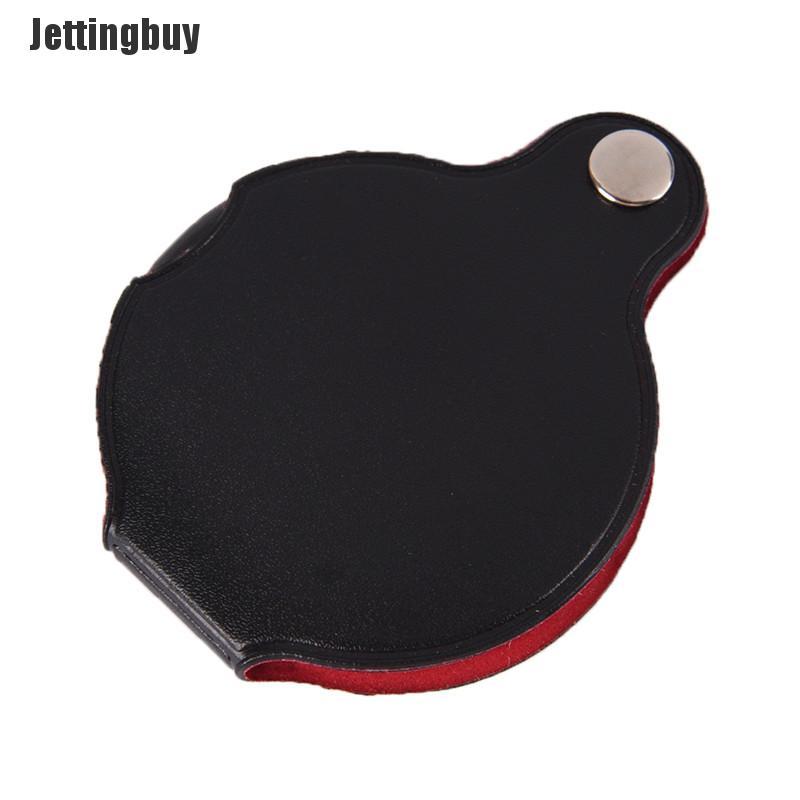 Jettingbuy Pop Folding 10X Mini Pocket Jewelry Magnifier Magnifying Eye Glass Loupe Lens A+
