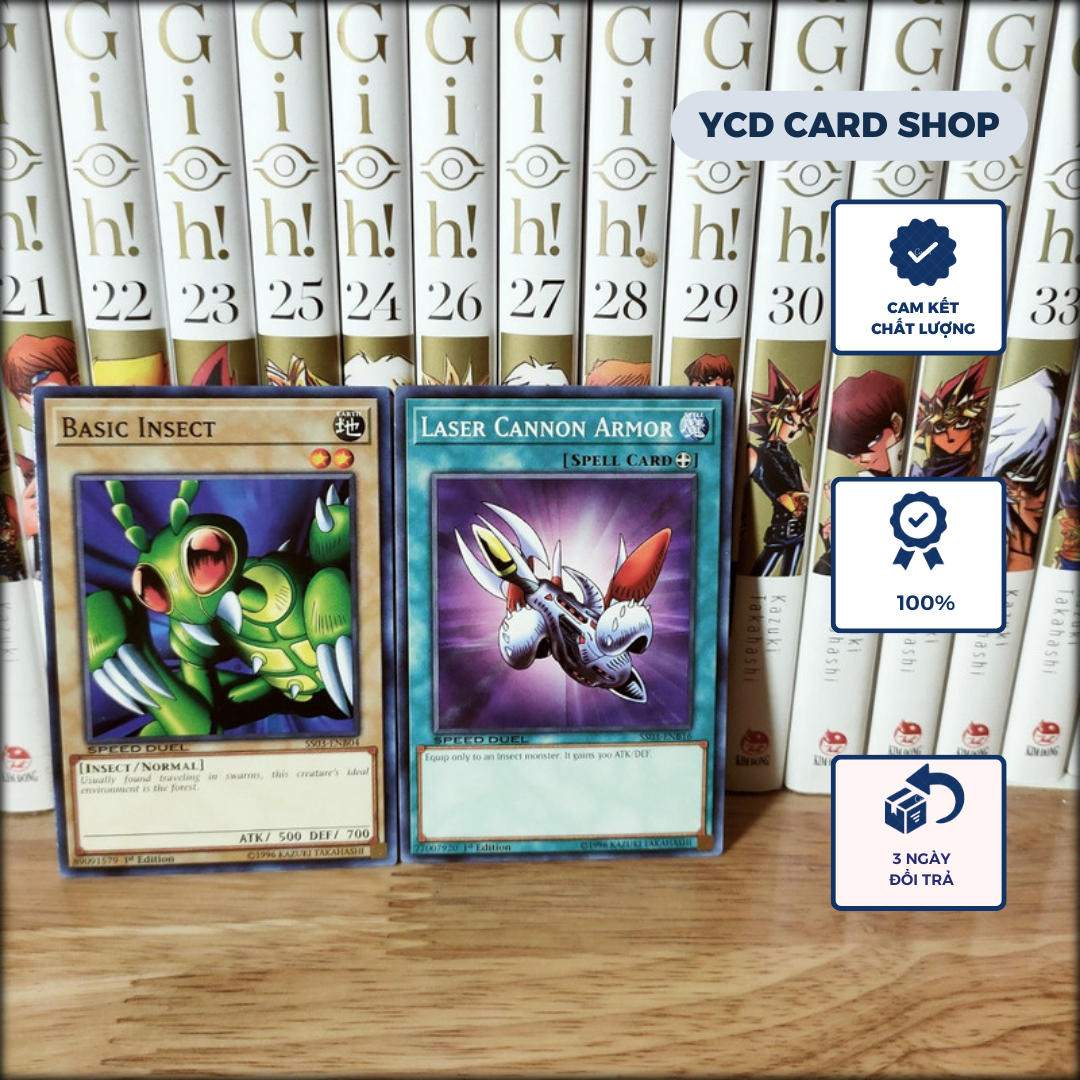 Thẻ bài yugioh chính hãng Basic Insect – Common