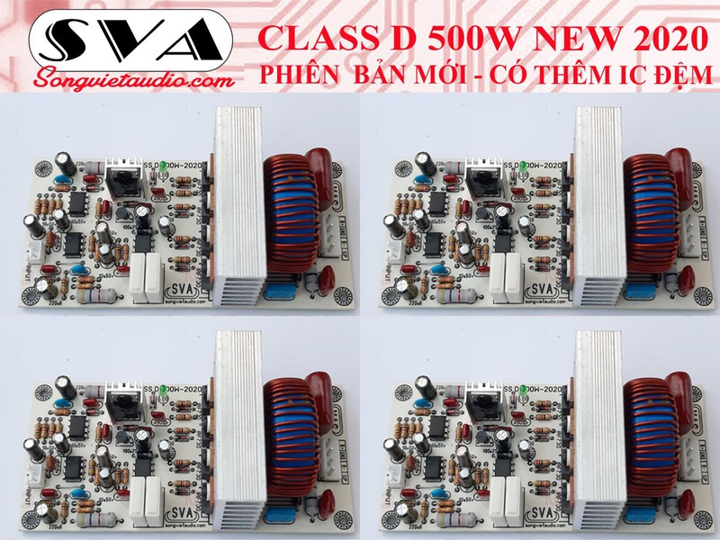 MẠCH CÔNG SUẤT CLASS D 500W - 1 MẠCH
