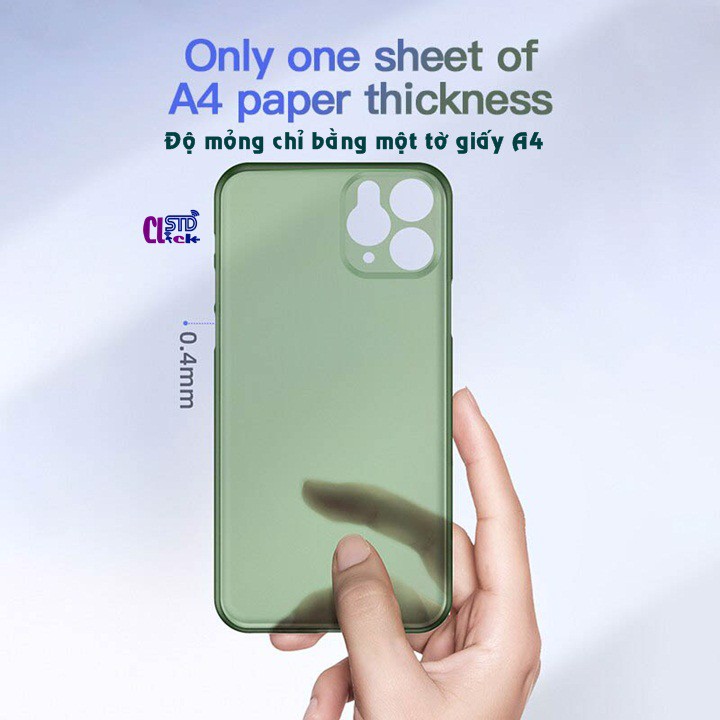 Ốp Lưng Siêu Mỏng Magic Ultra Thin Cho iPhone 11 Pro Max Hiệu Benks (Xanh Rêu)