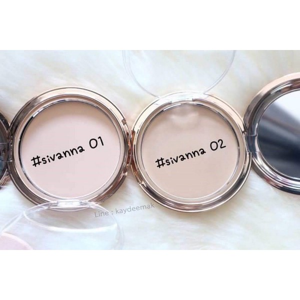 Phấn nén phấn phủ Sivanna Colors Ultra Foundation Silky Smooth
