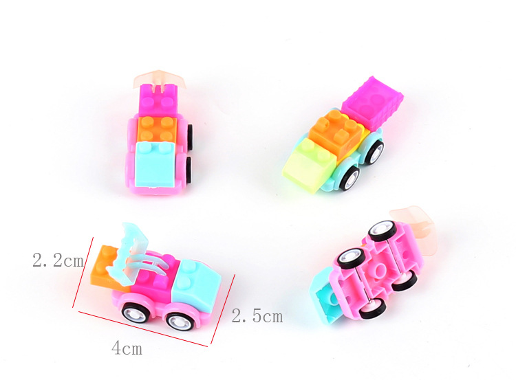 Lego xe mini cho bé, xe lắp ráp mini cho bé tập chơi