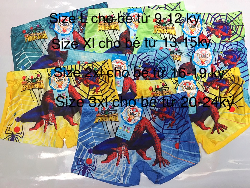 Combo 10 quần chíp  cho bé  Trai (10-20ky)