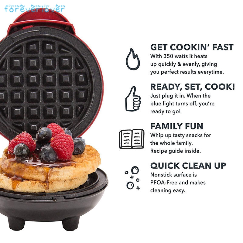 Máy làm bánh waffle, bánh tổ ong mini