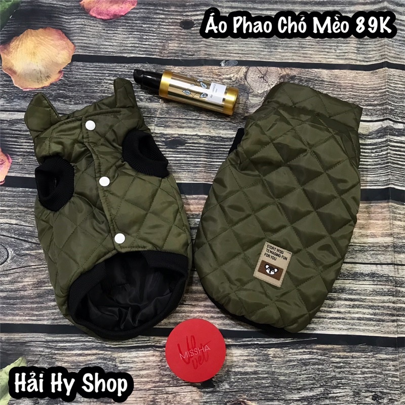 Áo Phao cho Chó Mèo cực ấm [CÓ SỈ]