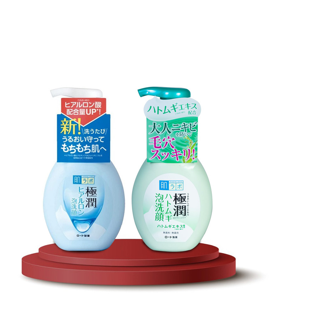 Sữa rửa mặt tạo bọt Rohto Hada Labo 160mL