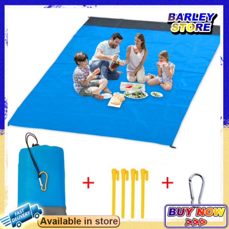 【Barley】thảm picnic waterproof polyester bedding bag handy